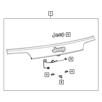 Mopar® - Replacement Halogen License Plate Light