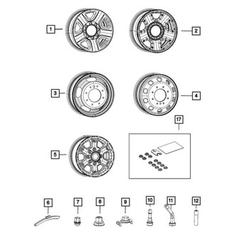 Mopar® - Steel Factory Wheel