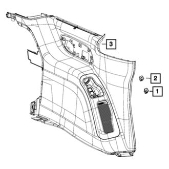 Chrysler OE - Left Vacuum Cleaner Switch