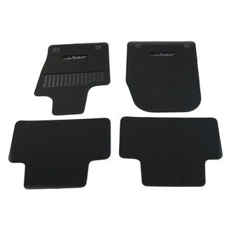 Mopar® - 1st Row Black Carpet Floor Mats
