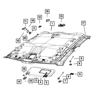 Ram OE - Front Navigation Microphone Bezel