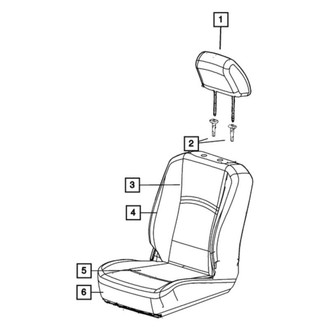 Ram OE - Front Headrest