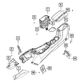 Mopar® - Mat-Floor Console