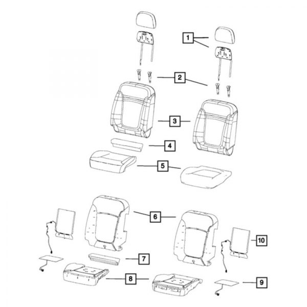 Mopar® - Headrest