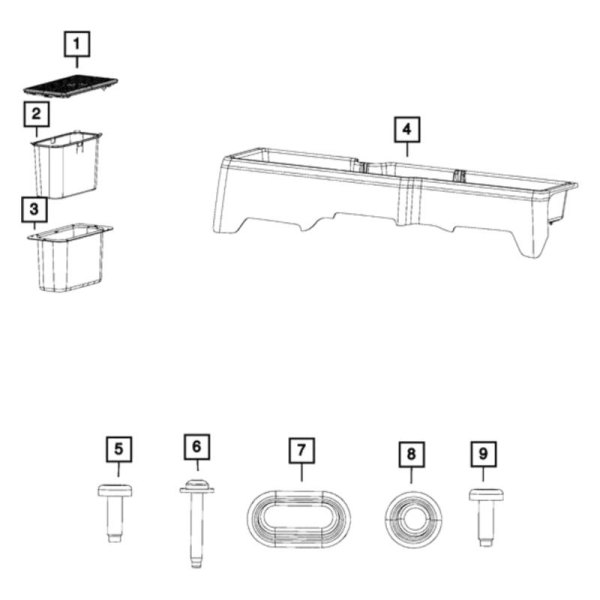 Mopar® - Truck Cab Storage Case