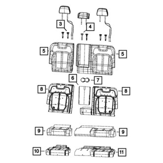 Mopar® - Headrest Sleeve