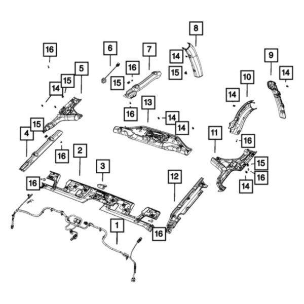 Mopar® - Windshield Molding