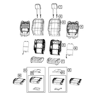 Mopar® - Seat Back Cover