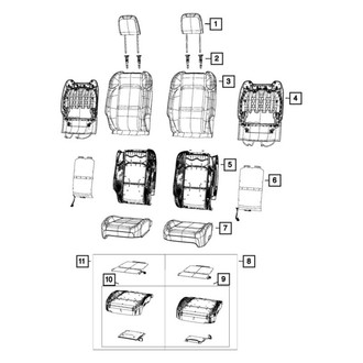 Jeep OE - Front Right Seat Cover