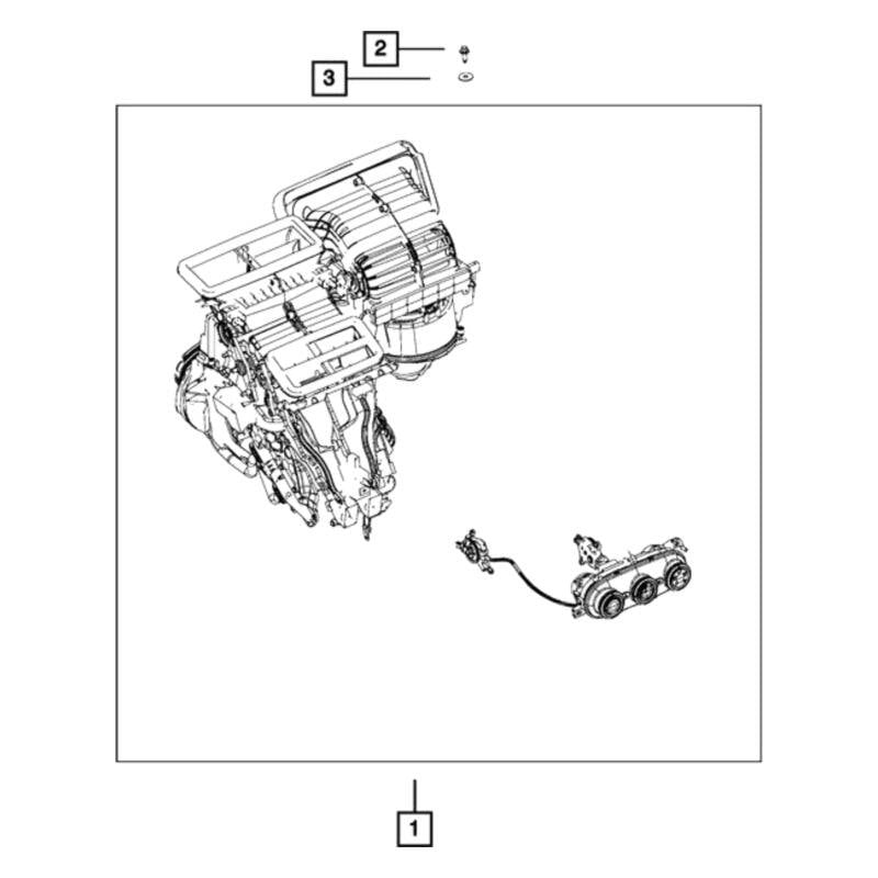 Mopar HVAC Unit Case Assembly