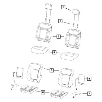 Mopar® - Seat Back Cover