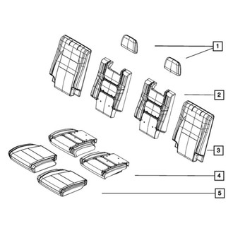 Dodge OE - Rear Headrest