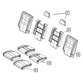 Dodge OE - Rear Headrest