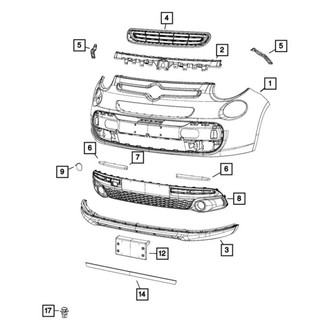 Mopar® - Tow Hook Cover