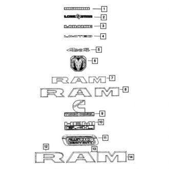 Mopar® - Grille Emblem
