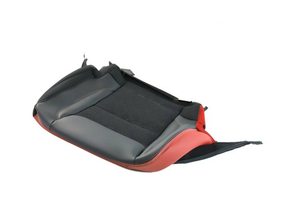 Mopar® - Rear Seat Cushion Upholstery 40%, Black & Red