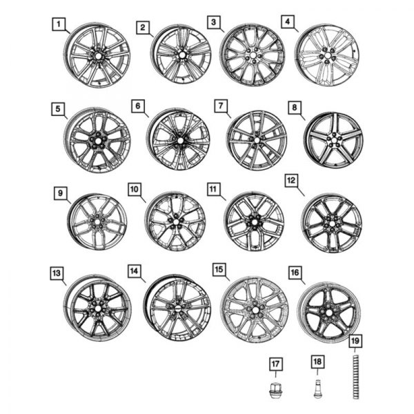 Mopar® - Aluminum Wheel