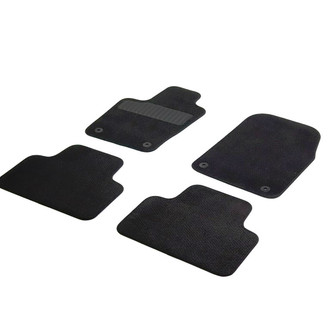 Mopar® - 1st Row Black Carpet Floor Mats