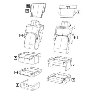 Mopar® - Console Armrest Cover