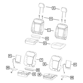 Mopar® - Seat Cushion Cover