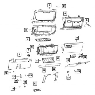 Replacement Dash Panels | Dash Caps, Instrument Panel Covers — CARiD.com