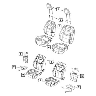 Mopar® - Seat Cushion Cover