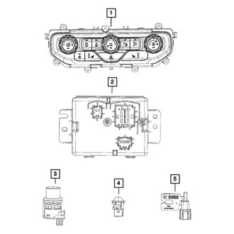 Jeep OE - HVAC Temperature Control Panel