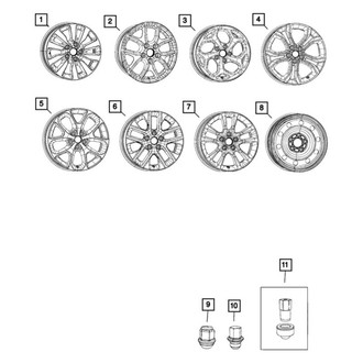 Mopar® - Polished 20 Alloy Factory Wheel