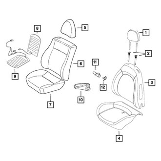 Mopar® - Seat Cushion Cover