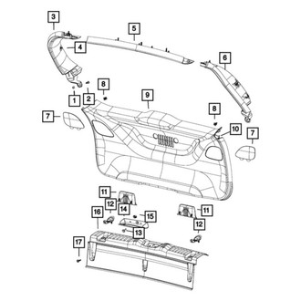 Mopar® - Trunk Trim Panel