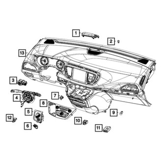 Mopar® - HVAC Heater Control Switch Bezel