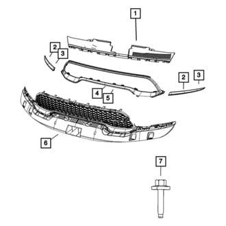 Mopar® - Upper Grille