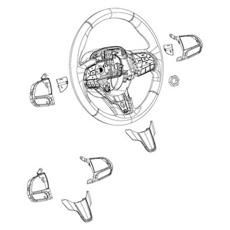 Mopar® - Steering Wheel Bezel Kit