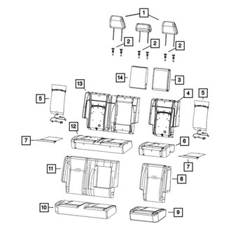 Ram OE - Rear Headrest Guide