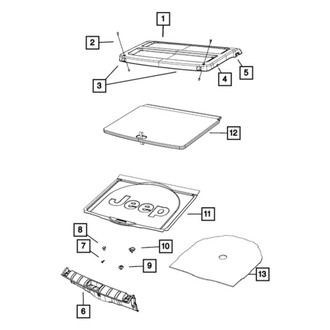 Mopar® - Storage Compartment Panel