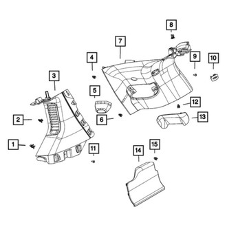 Mopar® - D Pillar Molding