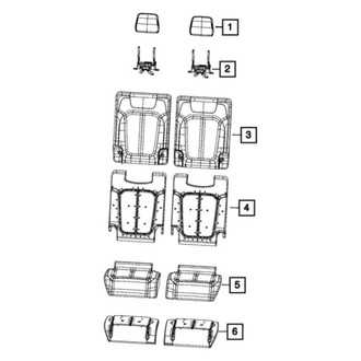 Jeep OE - Rear Headrest