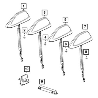 Dodge OE - Radio Antenna Assembly