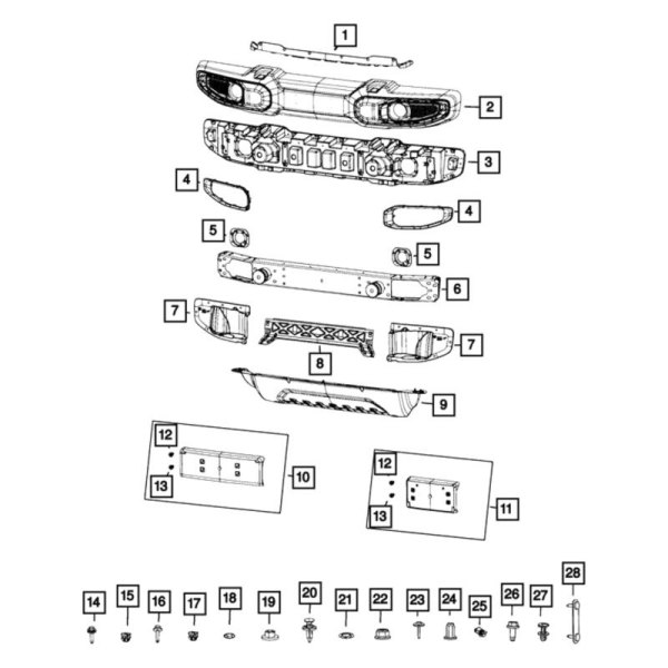 Mopar® - Bumper