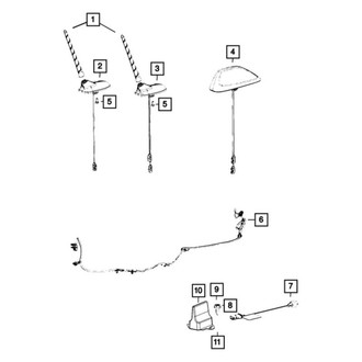 Jeep OE - Radio Antenna Assembly