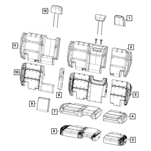 Mopar® - Seat Back Cover