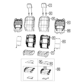 Mopar® - Seat Cushion Cover