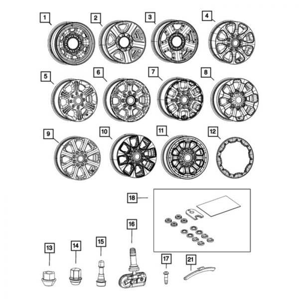 Mopar® - Aluminum Wheel