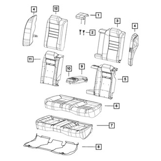 Chrysler OE - Rear Seat Armrest