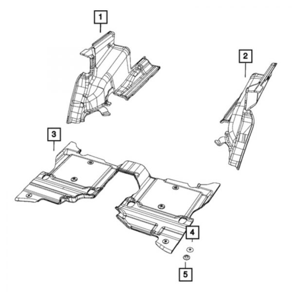 Mopar® - Rear Floor Carpet