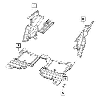 Jeep OE - Rear Floor Carpet