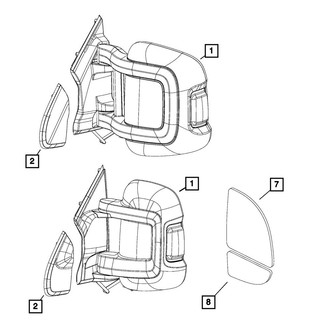 Mopar® - Side View Mirror