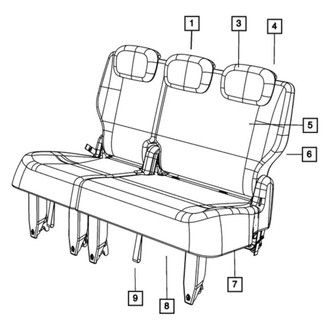 Mopar® - Seat Back Cover