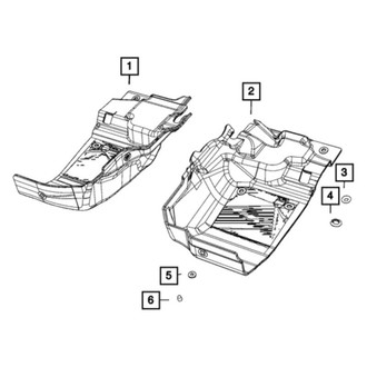 Jeep OE - Front Right Floor Carpet