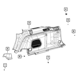 Jeep OE - Rear Left Coat Hook